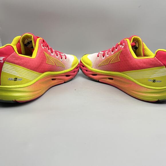 Altra Shoes Womens 9.5 Pink Yellow Zero Drop Impulse Running Athletic Sneakers - Picture 6 of 10